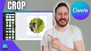 How To Crop Image In Canva [upl. by Nisaj925]