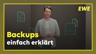 Backups und Datensicherung einfach erklärt  EWE Glossar [upl. by Airlee]