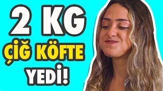 Yeme Rekortmeni ile Çiğ Köfte Kapışması Yaptık 3 Kişi VS 1 Kişi [upl. by Bunns798]