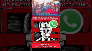 Maduro quotNo más WhatsApp [upl. by Aidyn842]