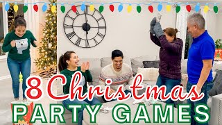 8 CHRISTMAS PARTY GAMES you should try this HOLIDAY SEASON Minute to Win It [upl. by Azial269]