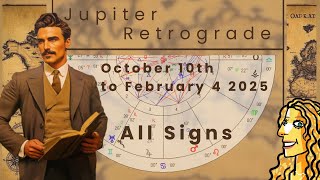 All Signs  Jupiter Retrograde Grand Air Trine  October 2024 Astrology amp Tarot [upl. by Agatha463]