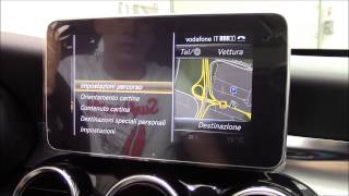 Comand Online infotainment of 2014 Mercedes C Class [upl. by Georgetta]