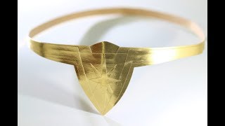 Wonder Woman Tiara  Stirnband DIY [upl. by Nirol]