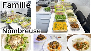 Repas de la semaine🥘famille nombreuse [upl. by Marve]