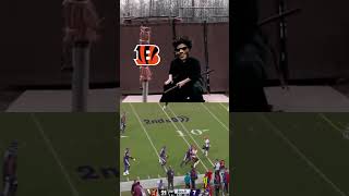 Cut right thru 🤣 nfl ravens bengals [upl. by Aifos]