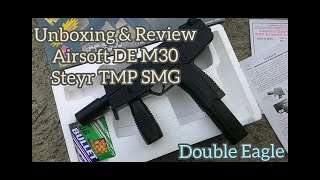 Review Airsoft Spring Steyr TMP SMG Double Eagle M30 [upl. by Mellar]