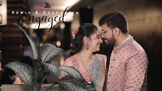 Ashwin amp Soundarya 2024 Engagement Highlights trending engagement aasakooda aasakoodamusicvideo [upl. by Egroj]