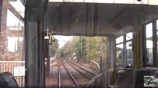 Metrolink tram Manchester from picadilly to bury [upl. by Akcirre]