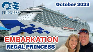 Regal Princess EMBARKATION to Galveston  October 2023  Exploring  FOOD C726 Life With Favor Vlog [upl. by Ardnic]