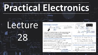 Practical Electronics  Lecture 28 Fall 2023 [upl. by Goldberg]