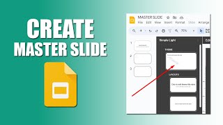 How to create a master slide in google slides [upl. by Rowney272]