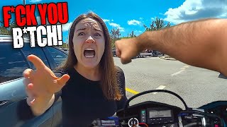 WHEN BIKERS FIGHT BACK  Crazy Motorcycle Moments Ep 6 [upl. by Arag]