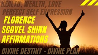 The Best Florence Scovel Shinn Affirmations for Perfect Self Expression Creative Visualization Video [upl. by Imac]