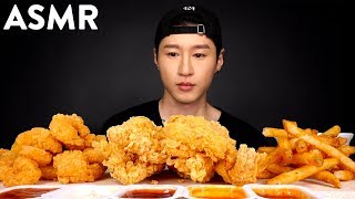 ASMR POPEYES Chicken Tenders amp Popcorn Shrimp Mukbang No Talking EATING SOUNDS  Zach Choi ASMR [upl. by Nnylyar]