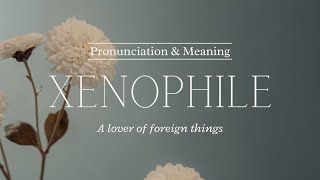 How to Pronounce Xenophile  Pronunciation amp Meaning British English [upl. by Lyrad]