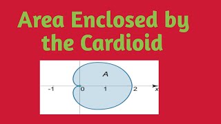 Area enclosed by cardioid [upl. by Richards]