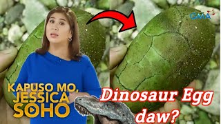 Lalaki nakatagpo daw ng Dinosaur Egg sa Ilog  Kapuso Mo Jessica Soho June 2 2024  Parody [upl. by Eelaroc]