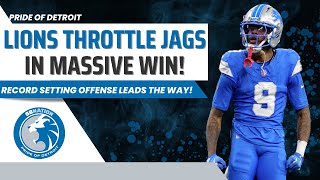 Lions vs Jags Recap Detroit DOMINATES in Thrilling Showdown [upl. by Klara]