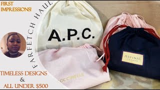 First Impressions  Aspinal of London  APC  Coccinelle  Under 500 [upl. by Sekofski]