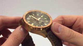 VostokEurope Almaz Bronz automata Nh35A320O516 karóra Watch [upl. by Cristy]