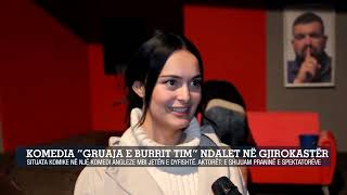 Komedia “Gruaja e burrit tim”ndalet në GjirokastërSituata komike në një komedi mbi jetën e dyfishtë [upl. by Ynnor]