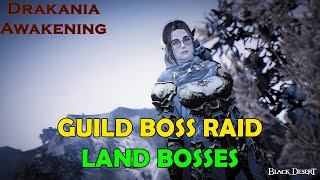 BDO SEA  Guild Boss Raid 2024  Land Bosses  Walkthrough  Awakening Drakania PVE [upl. by Zanlog]