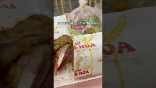 the best banh mi in saigon banh mi huynh hoa banhmi vietnam hcmc food travel shorts [upl. by Neal916]