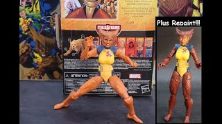 Marvel Legends Wolfsbane Figure Review and RePaint [upl. by Anej73]