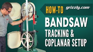 How To Bandsaw Tracking and Coplanar Setup and Adjustment [upl. by Thanos]