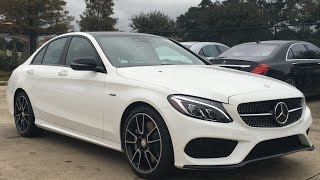 2016 Mercedes Benz C Class C450 AMG Sport Full Review Start Up Exhaust [upl. by Aihsenrad431]