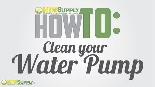 HTGSUPPLY presents HOW TO Cleaning your Submersible Hydroponic Water Pumps [upl. by Aihgn745]