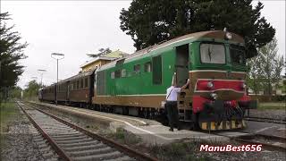 SANNIO EXPRESS CAMBIO TRAZIONE A BENEVENTO ARRIVOPARTENZA E MANOVRE A PIETRELCINA [upl. by Archy]