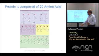 nanoHUBU Nanobiosensors L35 Sensitivity  Potentiometric Sensors  Why are Biomolecules Charged [upl. by Sclar]