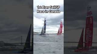 1st Ever SailGP Race in Canada  Rockwool Canada Sail Grand Prix Halifax sailing sailgp sailor [upl. by Aicnorev]