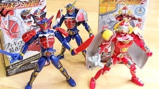 バロンマンゴー amp 武神鎧武ブラッドオレンジ・ウィザードアームズ 食玩 アームズアクション鎧武2 全4種 レビュー！仮面ライダー鎧武ガイム [upl. by Yrokcaz]