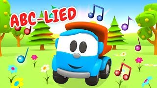 Kinderlieder auf Deutsch  ABC Lied  Cartoon mit Leo dem Lastwagen [upl. by Gerda]