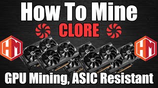 How To Mine CLORE AI  GPU Mining Windows HiveOS [upl. by Urbani]