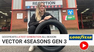 Goodyears LATEST GENERATION AllSeason  Vector 4Seasons Gen 3 [upl. by Harragan]