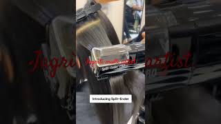 Hair split ands remove split trimmer jagritimultiartist jagritiatoz [upl. by Llehcor]