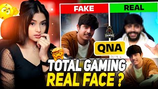 AJJU BHAI REAL FACE REVEAL  QampA TOTAL GAMING REACTION VIDEO freefire FtTotalGaming093 [upl. by Vada]