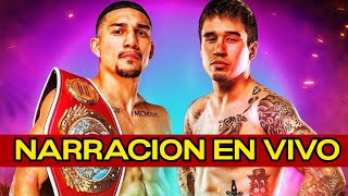 TEOFIMO LOPEZ vs STEVE claggett NARRACION EN VIVO  robeisy vs benitez [upl. by Woodcock]