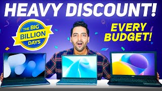 Crazy Discount On Laptops In Every Budget  Flipkart Big Billion Days ⚡ [upl. by Padraic154]