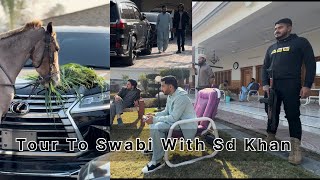 Tour To Swabi With Sd Khan Rides Dhumba Party Sd Khan Benz Lx570 [upl. by Januarius]