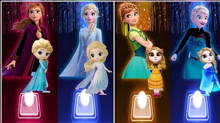 Disney Princess Songs on YouTube  Into The Unknown  Let It Go  Frozen  Elsa Songs  Who is Win [upl. by Nimrak983]