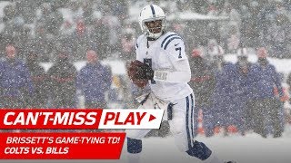 Jacoby Brissett Leads GameTying TD Drive in Winter Wonderland  CantMiss Play  NFL Wk 14 [upl. by Leahcimauhsoj551]