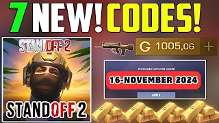 WEEKEND CODE 2024 😍 STANDOFF 2 REDEEM CODES NOVEMBER 2024  STANDOFF 2 CODES 2024  STANDOFF 2 CODES [upl. by Nosyaj]