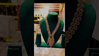 PADMAVATI JWELLERS  AMERICAN DIAMOND LONG NECKLACE  SHORT VIDEO [upl. by Nilac]