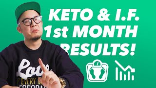 1 MONTH RESULTS Keto and IF Intermittent Fasting from Slow Carb Diet [upl. by Alyag]