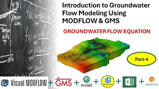 Introduction to Groundwater Flow Modeling using MODFLOW amp GMS Groundwater Flow Equation  Part 04 [upl. by Atinreb]